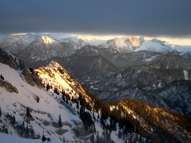 nach Südwesten (31. Dez.)