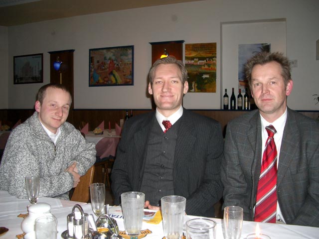 Christoph, Erich und Erich im Mela