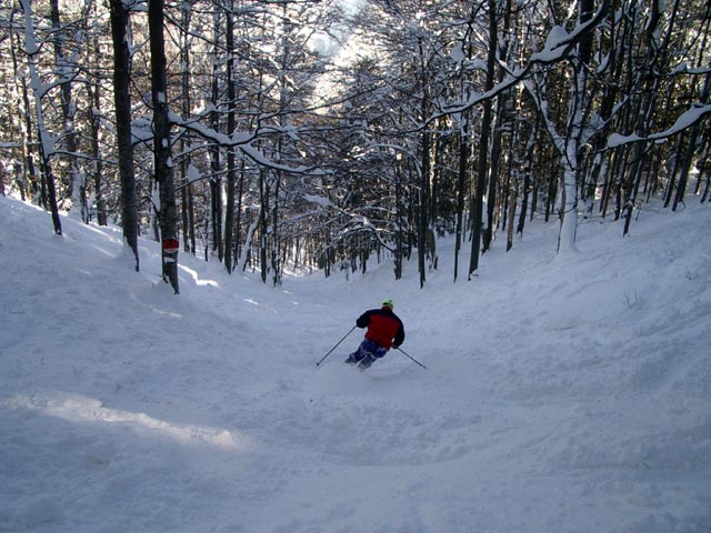 Erich auf der Lahngrabenabfahrt