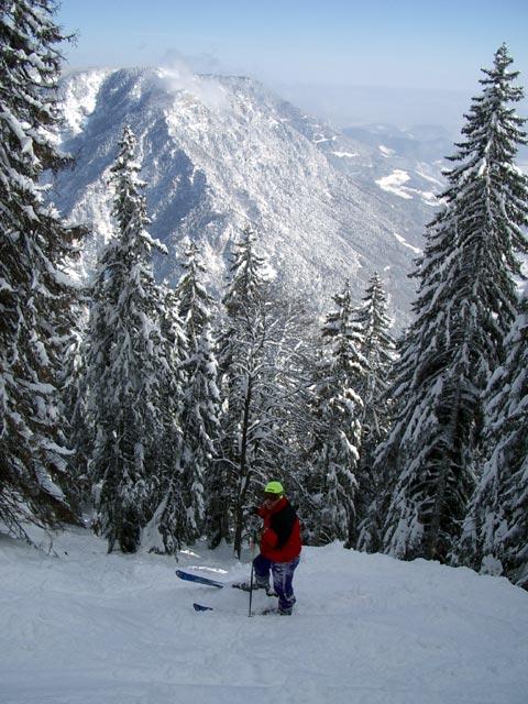 Erich auf der Lahngrabenabfahrt