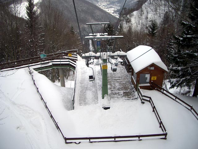 Mittelstation der Bergbahn Lilienfeld