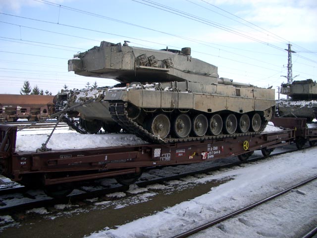 Militärzug in Tulln (4. Feb.)