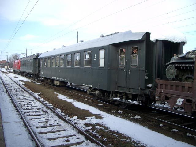 Militärzug in Tulln (4. Feb.)