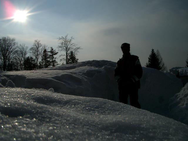 Ich bei der Teichhütte