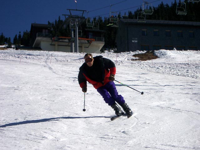 Erich auf der Großen Ötscherpiste