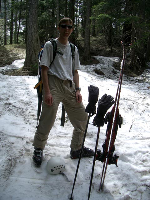 Ich unterhalb des nördlichen Grafensteigs