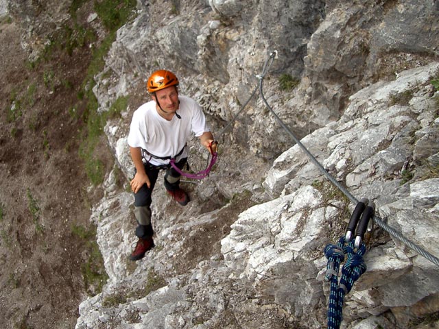 Übungsklettersteig Klettergarten Erl Spitze: Erich (18. Juni)