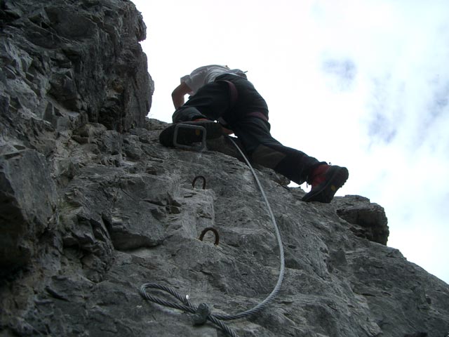 Übungsklettersteig Klettergarten Erl Spitze: Erich (18. Juni)