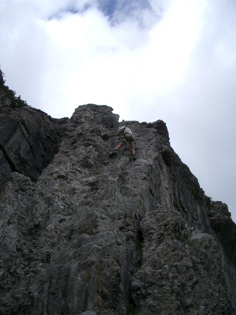 Übungsklettersteig Klettergarten Erl Spitze: Ich (18. Juni)