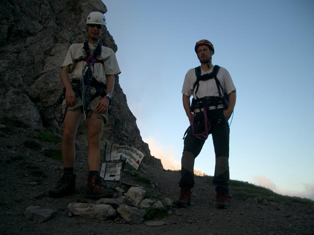 Ich und Erich auf der Eppzirler Scharte (19. Juni)