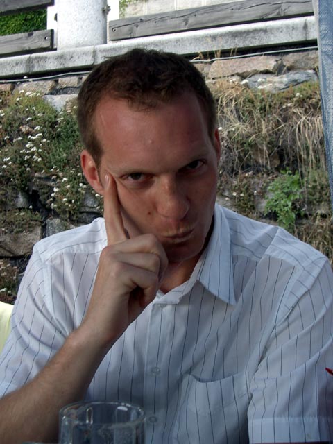 Daniel im 'La Crêperie'