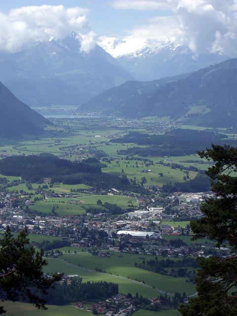 Saalfelden und Kitzsteinhorn vom Kienberg aus (3. Juli)