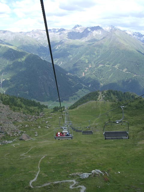 Vierersesselbahn Blauspitz (15. Juli)