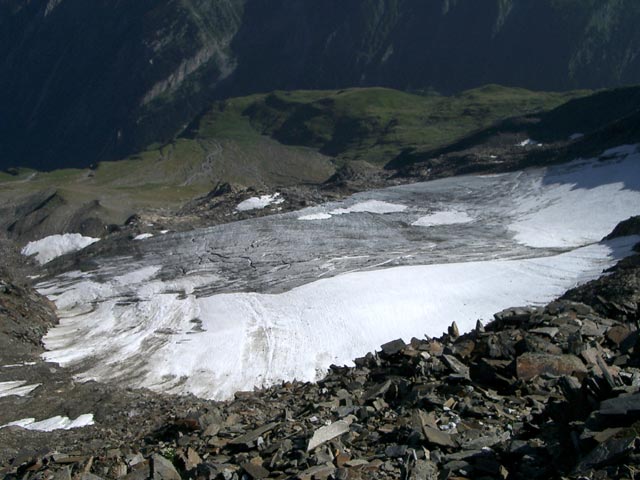 Schönbichler Kees vom Schönbichler Horn aus (29. Juli)