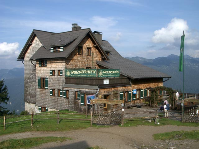Gablonzer Hütte, 1.522 m (19. Aug.)