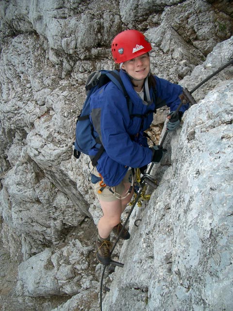 Kamin-Pfeilersteig: Daniela (27. Aug.)