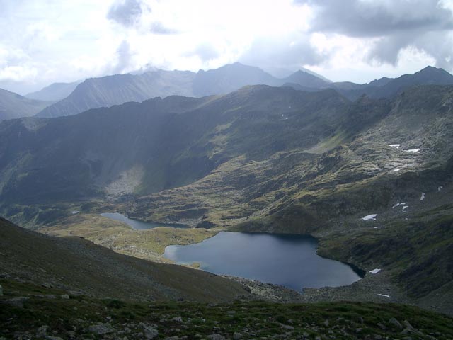 Ahornsee und Weißensee vom Großen Knallstein aus