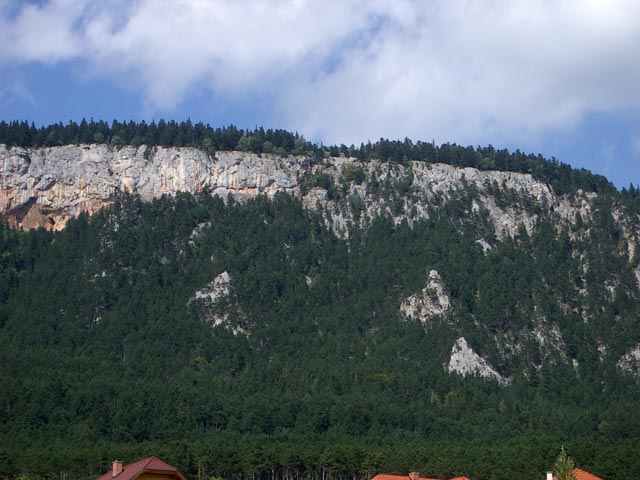 Hohe Wand von Oberhöflein aus