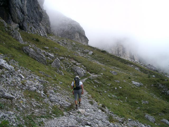 Axel am Zustieg zur Stella Alpina