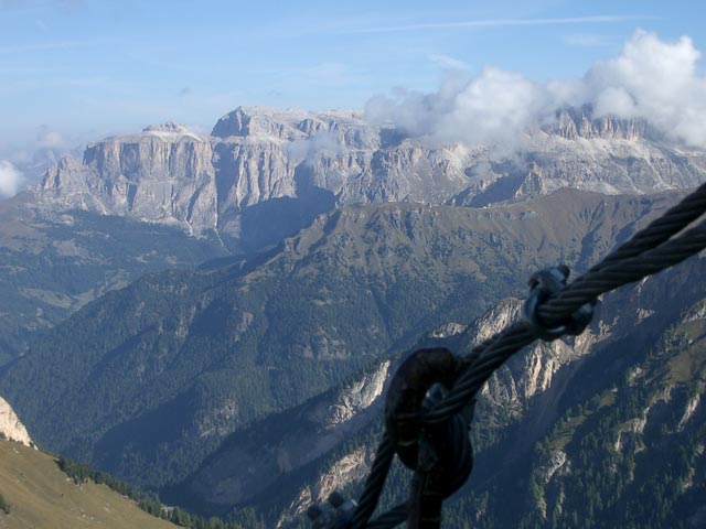 Piz Boè vom Kaiserjäger-Klettersteig aus