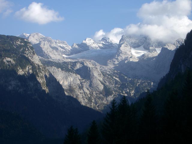 Dachstein von der Seeklausalm aus (9. Okt.)