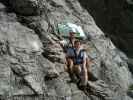 Imster Klettersteig: Ich und Daniela beim Einstieg (22. OKt.)