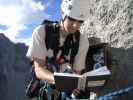 Imster Klettersteig: Ich beim Steigbuch (22. OKt.)