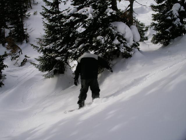 Markus zwischen Eschenriegel und Familienabfahrt