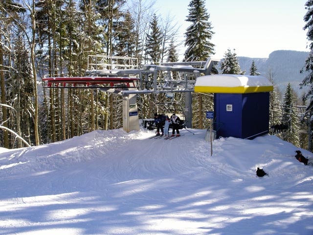 Bergstation des 4er Sessellifts