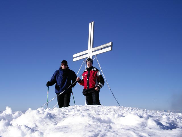 Erich und ich am Hauser Kaibling, 2.015 m