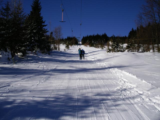 Stefan und Kerstin am Schneid-Lift