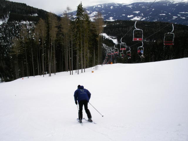 Erich auf der FIS Rennstrecke