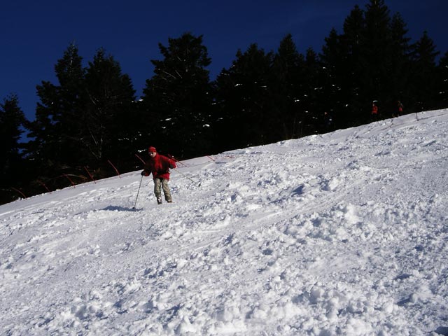 Christoph auf der FIS-Strecke