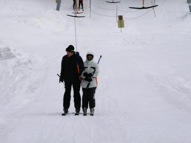 Erich und Daniela am Gipfellifte rechts
