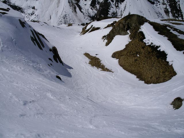 zwischen Piste 38 und Skiroute 39 (20. Apr.)