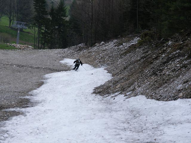 Erich auf der Lahningpiste