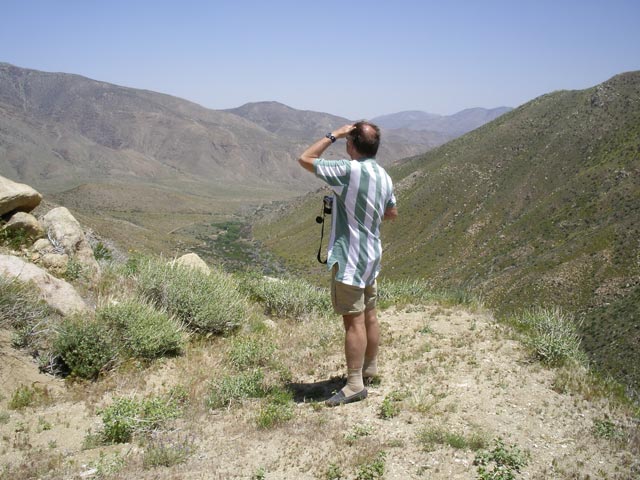 Papa am Oriflamme Canyon Jeep Trail (9. Mai)