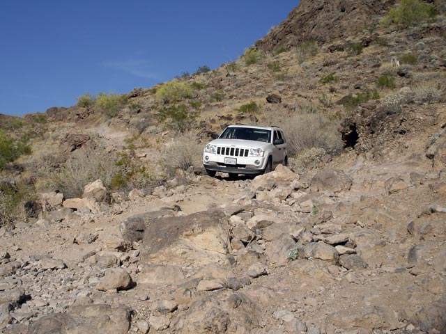 Schlüsselstelle des Buckskin Mountains Jeep Trails (11. Mai)