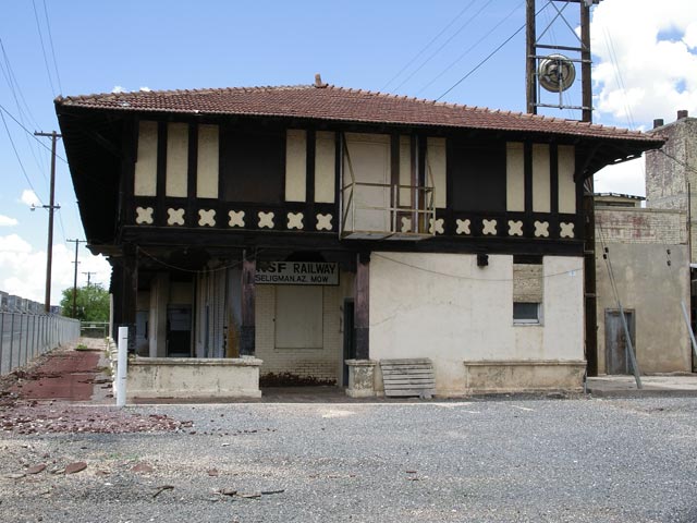 ehemaliger Bahnhof von Seligman (17. Mai)