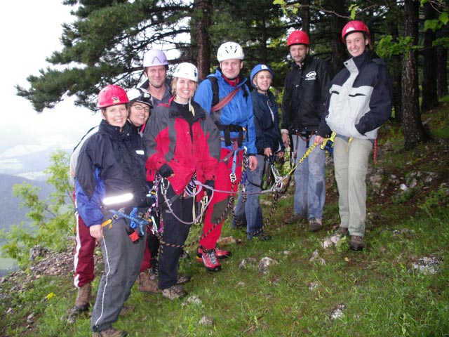 Marion, Reinhard, ?, Sonja, Andreas, Patrizia, ? und Carmen