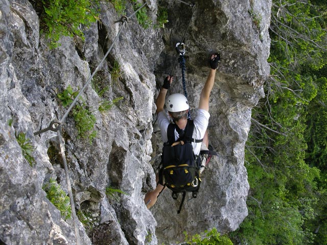 Via Kapf: Ich in der Ausstiegsverschneidung (10. Juni)