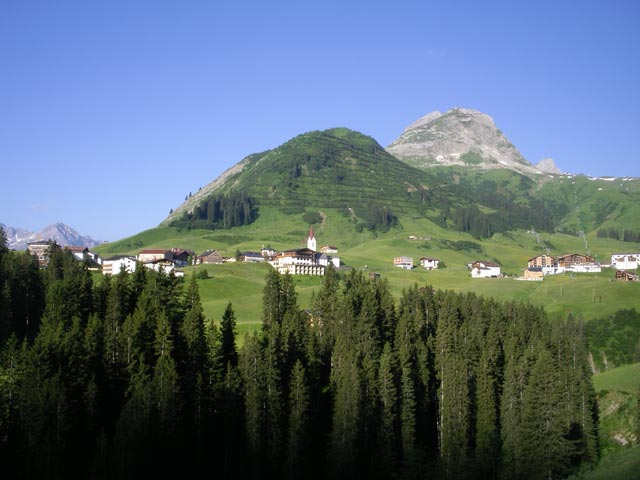 Wannenkopf und Karhorn von Ober-Gehren aus (1. Juli)