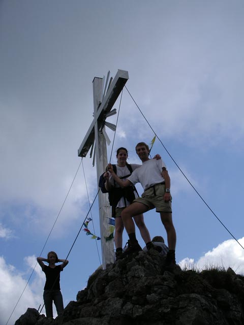 Daniela und ich am Kemptner Kopf, 2.191 m (1. Juli)