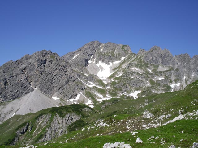 Geißhorn von der Mindelheimer Hütte aus (2. Juli)