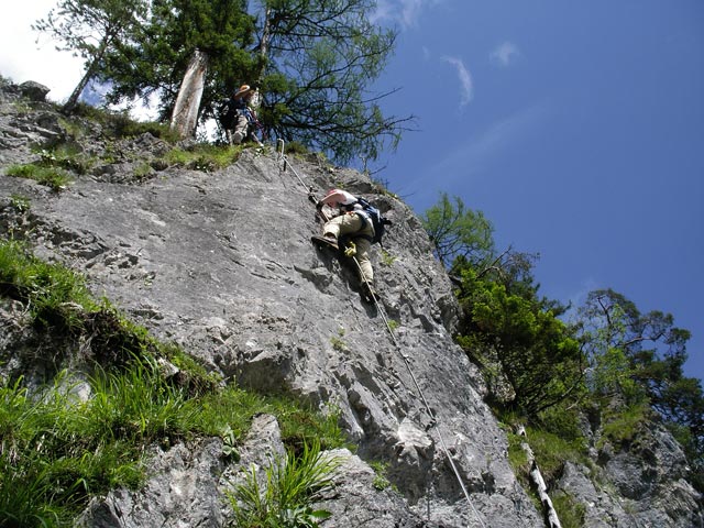 Hias-Klettersteig: Axel und Daniela