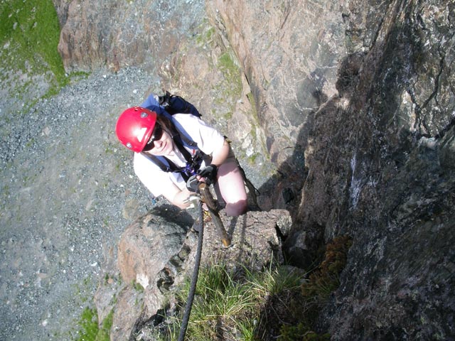 Blauspitz-Klettersteig: Daniela (14. Juli)