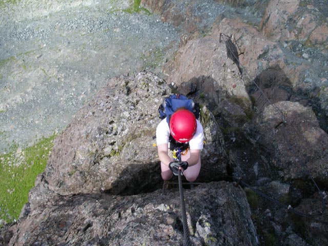 Blauspitz-Klettersteig: Daniela (14. Juli)