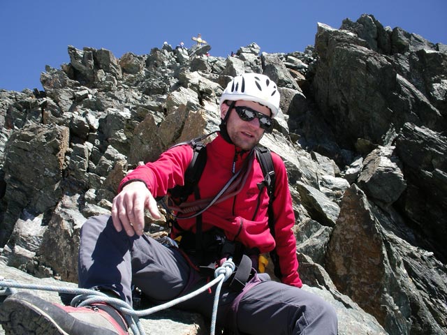 Andreas am Stüdlgrat (16. Juli)