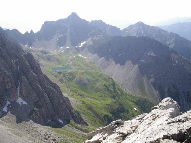 von der Steinkarspitze Richtung Südosten