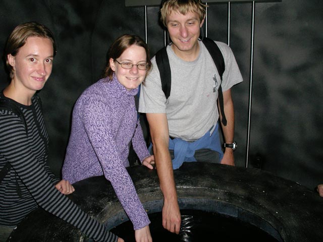 Carmen, Daniela und ich im Ybbsturm